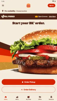 Burger King® App USA android App screenshot 0