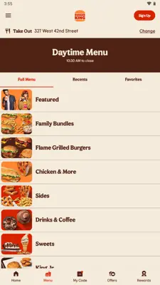 Burger King® App USA android App screenshot 1