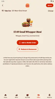 Burger King® App USA android App screenshot 7